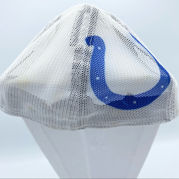 NFL Indianapolis Colts NFL Blue White Mesh Cap - Picture 5 of 10